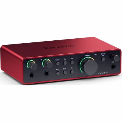 Focusrite Scarlett 2i2 4th Gen 2 Input 2 Output USB Audio Interface w/ Mic Preamp scarlett2i24thgen Product Image
