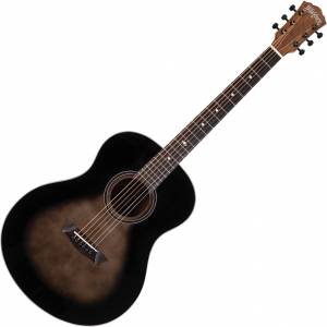 Washburn BTS9CH-D Bella Tono Novo S9 6 String RH Acoustic Guitar -Gloss Charcoal Burst bts-9-ch-d image