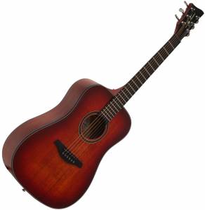 Jay Turser JTA53-SRD 53 Series 6-string RH 3/4 Size Acoustic Guitar-Satin Red jta-53-srd image