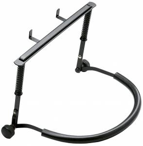 K&M 16415-BLACK Harmonica Holder - Black 16415-000-55 image