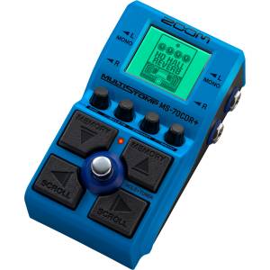 Zoom MS-70CDR+ Multi-Stomp Effects Pedal with 6 Simultaneous Effects ZMS70CDRPLUS