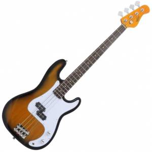 Oscar Schmidt OSB-400C-TS-A 4 String RH P-Style Electric Bass – Tobacco Sunburst image
