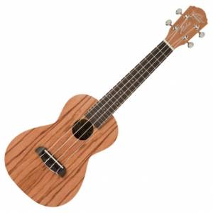 Oscar Schmidt OU320-A 4 String RH Zebra Wood Concert Acoustic Ukulele image