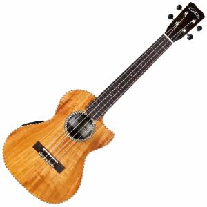 Cordoba 25T-CE 4 String RH Acacia Solid Top Tenor Cutaway Acoustic Electric Ukulele - Natural 25TCE TENOR
