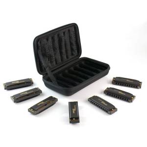 Hohner PBH7 Piedmont Blues 7pc harmonica set image