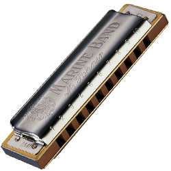 Hohner 1896BX-NMC # Marine Band 1896 Classic Harmonica in Db Key image